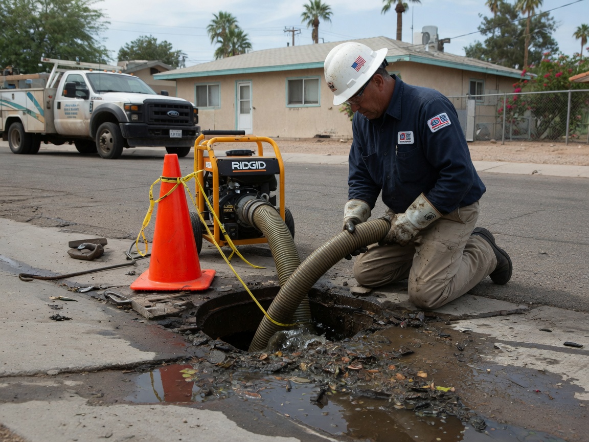 Sewer Line Repair Mesa AZ in Las Sendas, AZ 85215