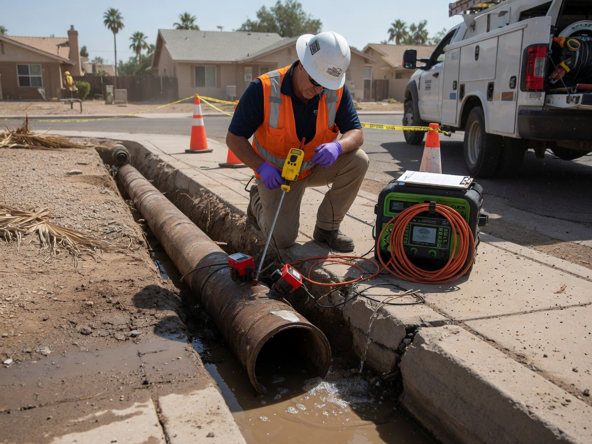 Sewer Line Repair Mesa AZ in Alta Mesa, AZ 85205