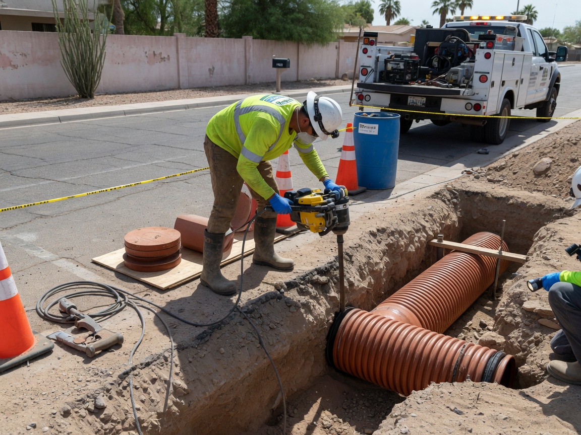 Sewer Line Repair in Mesa, AZ