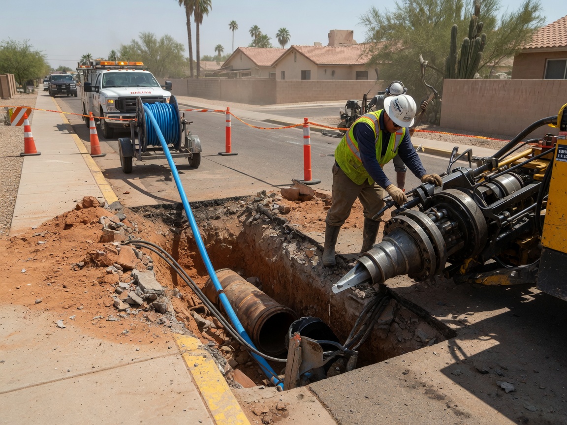Sewer Line Repair & Replacement in Val Vista Lakes